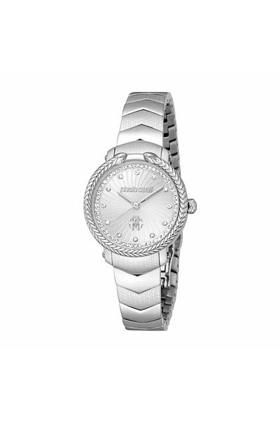 Roberto Cavalli Silver Tone Watch RC5L095M0015 WITH ROBERTO CAVALLI BRACELET