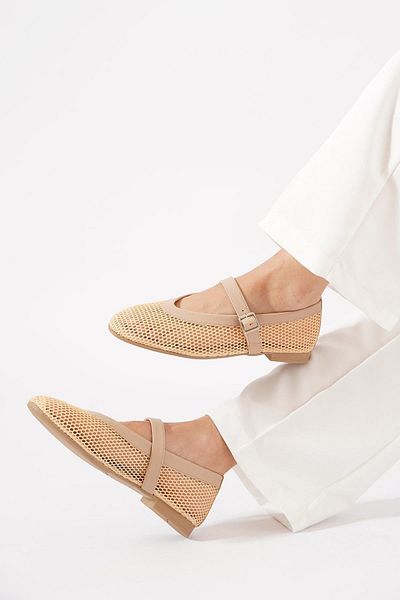 Moda Pie Loney Complete Mesh Women's Ballerina Nut