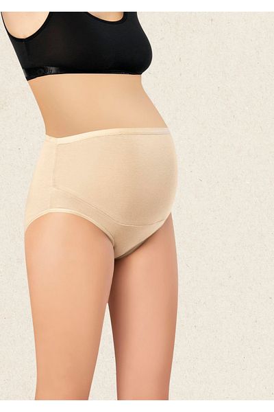 Loule Дамско бельо с пениран памук и еластан, 3 части, черно-бели - Skin Maternity Panties LL.K50.O11.001
