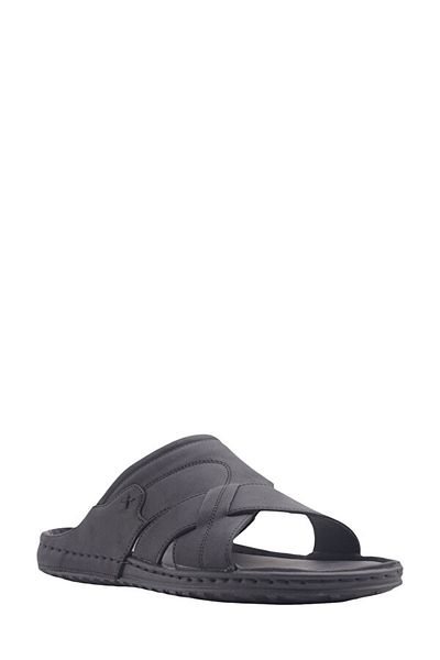 FLEXALL CFA Black Comfort Men's Slippers 101380224