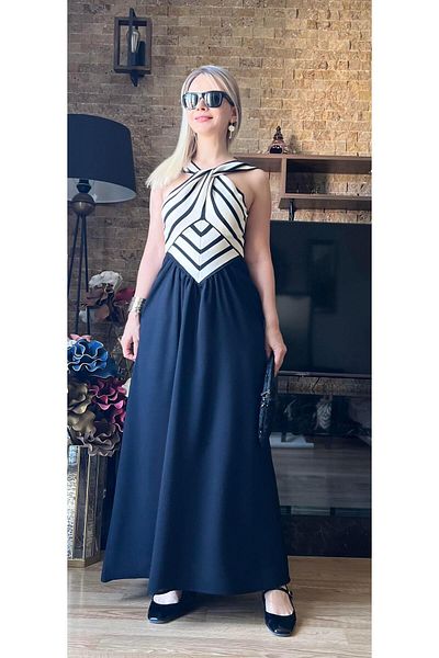 Cardella Rochie de tricotaj cu detaliu încrucișat pentru femei - Design la modă
