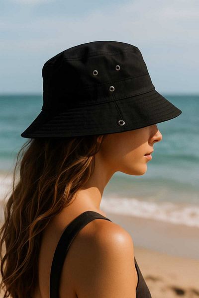 WOHOME Lace up Unisex Safari Foldable Hat Outdoor