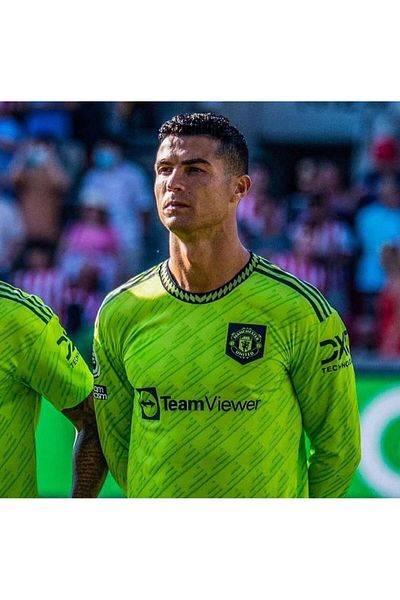 BARBITOS قميص M.united Ronaldo للموسم 2022/23 باللون الأخضر