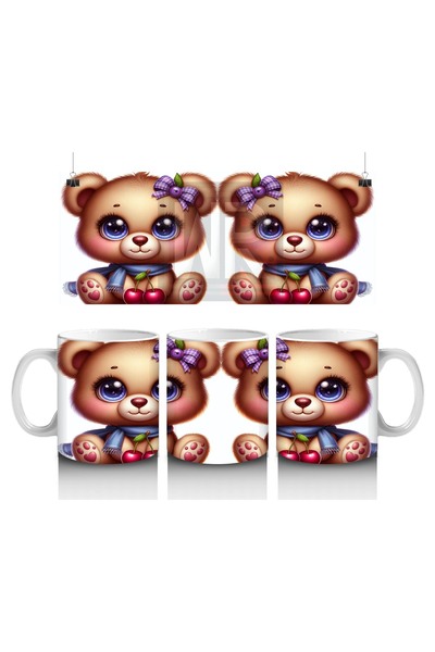 Luluyen زوج من الأكواب اللطيفة على شكل دمية دب لمحبي الحليب للأطفال