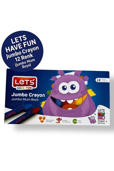 madam gold Jumbo Crayon – 12 Colors (Jumbo Crayon)