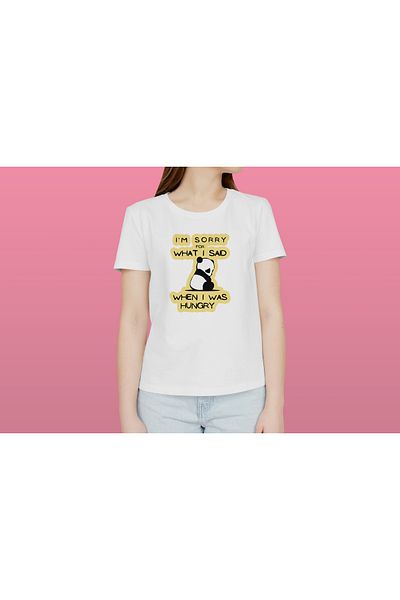 YEACHY Unisex Funny Panda εμπριμέ μπλουζάκι