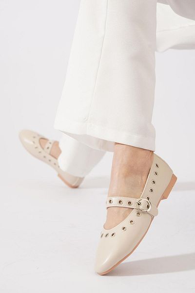 Moda Pie Pesgev Mouth Torque Scarf Women's Ballerina Beige Skin