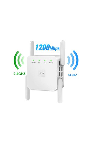 BALQRA BALQRA® 1200 Mbps Wireless Signal Amplifier, Universal Compatibility, 4 External Antennas