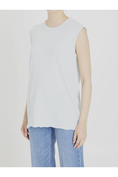 James Perse Tricou fără mâneci din bumbac