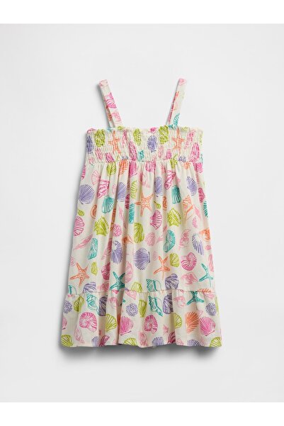 GAP Kız Bebek Çok Renkli V-SL Smocked D