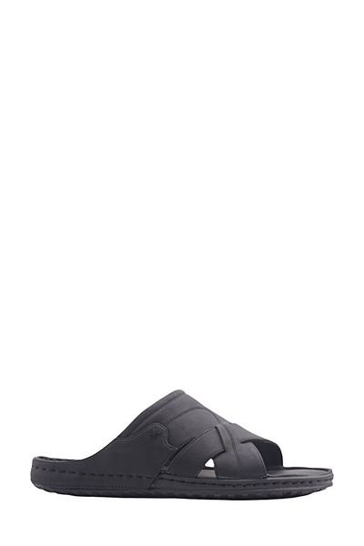 FLEXALL CFA Black Comfort Men's Slippers 101380224