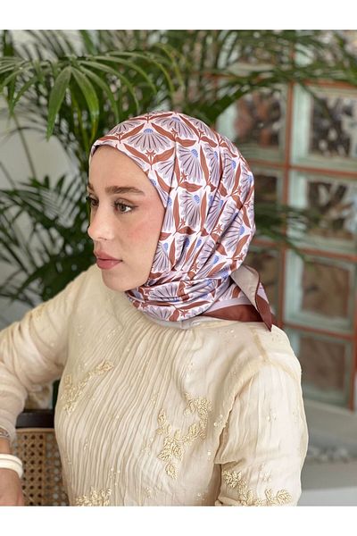 Modakaşmir Petalia Pattern Tanca Scarf