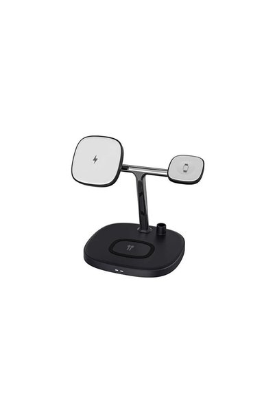 Yesnıce 15W 4 In 1 Kablosuz Şarj Standı iPhone 15/ 14 /13 & Airpod & Apple Watch & 1st Gen Pencil Şarj