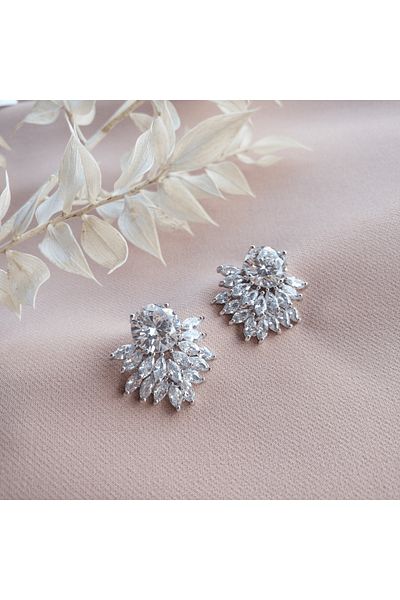 MOONGLOW ACCESSORIES Cercei Glam din Argint