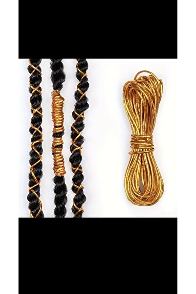 EMKSHOP 5 bucăți 1 metru (5 * 1 = 5 metri) frânghie pentru păr împletită legătură pentru păr frânghie metalică pentru păr