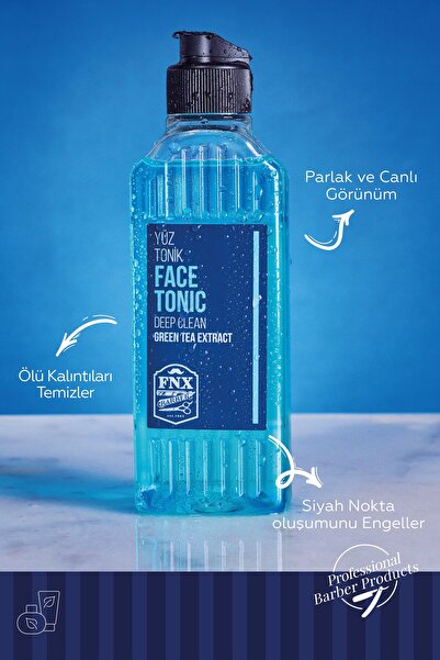 Fnx Barber Yüz Tonik Face Tonic Deep Clean Green Tea Extract 250ml X 4 ADET