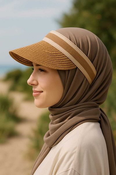 WOHOME Colorful Stylish Visor Hat - Stretch Fitting Shadow