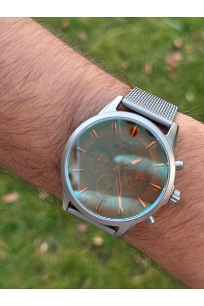 JG. Polo Club Jg.Polo Club Steel Case Cord Function Color Glass Gray Wick Cord Function Men's Watch