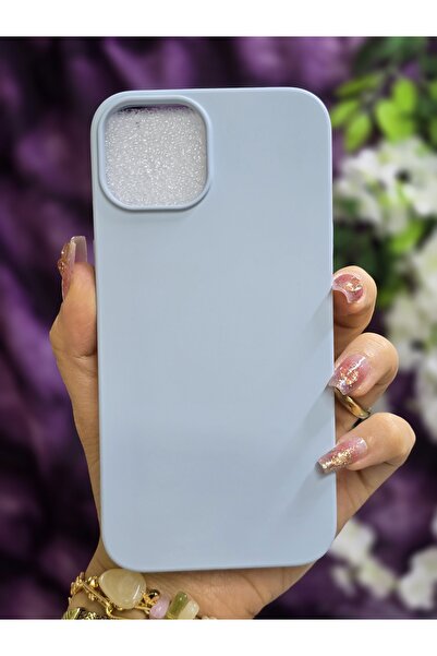 Magic Ring حافظة هاتف من السيليكون باللون الأزرق الفاتح مع مخمل داخلي متوافق ...