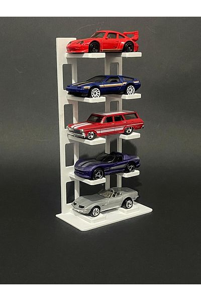 KARAHASANOĞLU MAKİNE Desktop Stand Compatible with 5 Tiers 1:64 Scale Vehicles