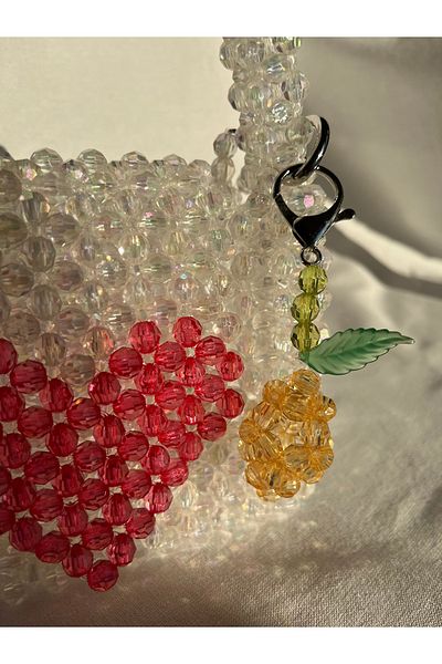 CLA Bead Lemon Bag Charm