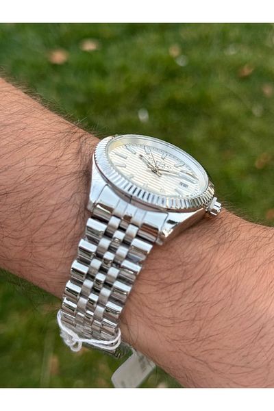 JG. Polo Club Jg.Polo Club Steel Case Cord Silver Color Men Watch