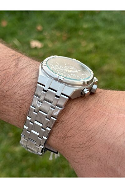 JG. Polo Club Jg.Polo Club Titanium Case Cord Silver Color Men Watch