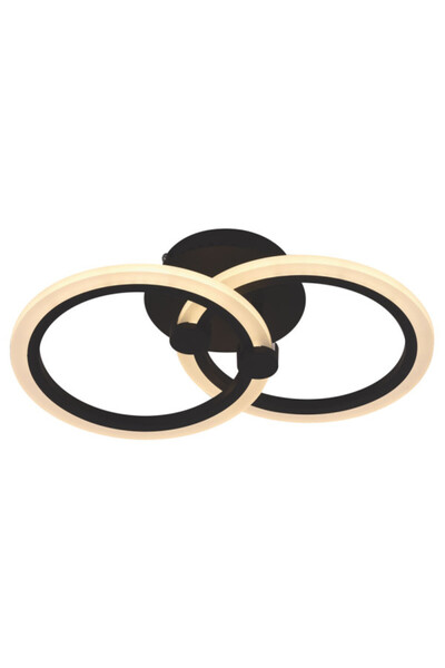 Erstee Bec LED Pearl 36W 3CCT cu telecomandă, negru, Erste