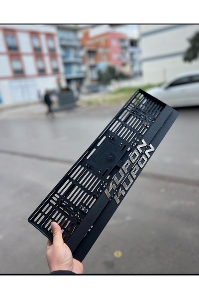 eryatex Universal Kupon Plakalık Araç Plakalık Kupon Yazılı Araba Oto Plakalı...