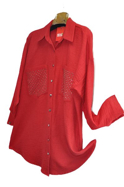 elma abone Linen Pocket Stone Shirt