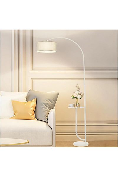 Ch Tall floor lamp with table