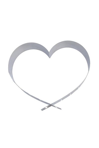BV Cake pan, adjustable heart, stainless steel, 85COF