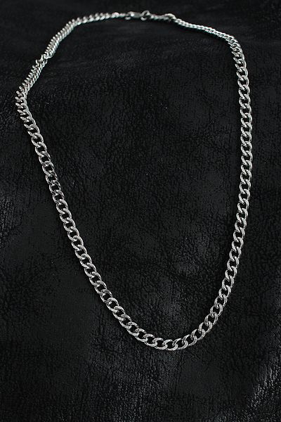 Clariss 316L Steel Classic Chain Model Silver Color Men's Necklace