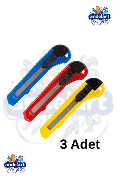3 Pieces Utility Knife Big Size Snap Knife