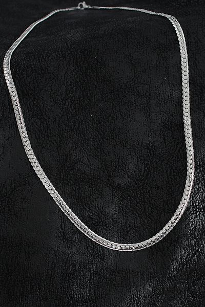 SeyCey.co 316L Steel Embroidered Crush Chain Model Silver Color Men's Necklace
