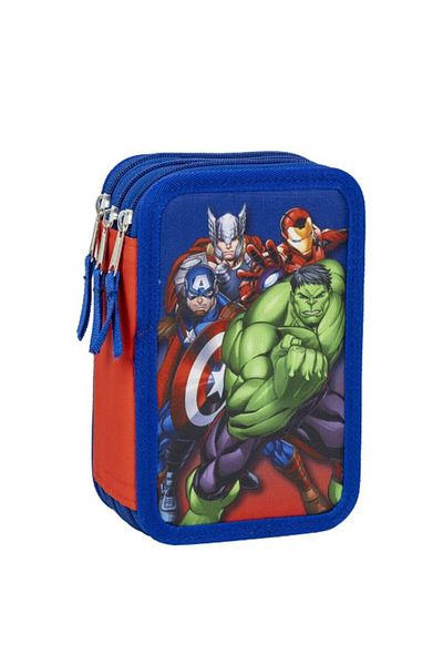 The Avengers Penar triplu The Avengers, albastru, 12,5 x 6,5 x 19,5 cm