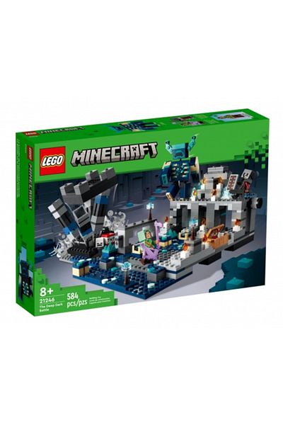 LEGO Set de construcție LEGO, Minecraft, Battle of the Deep Darkness, Multicolor