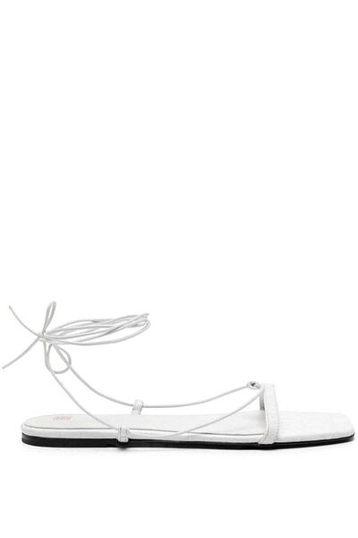 TOTEME TOTÊME TOTEME Leather Flat Sandals
