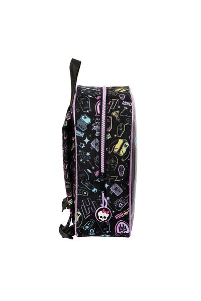 Looney Tunes Monster High Children's Bag, Black, 22 x 27 x 10 cm