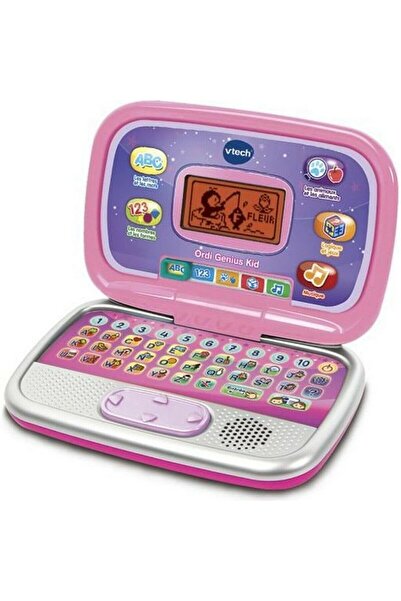 Duracell Vtech Ordi Genius Kid educational laptop, pink, French