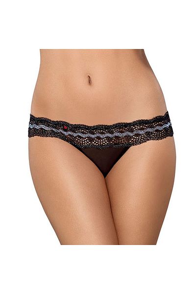 obsessive Obsessive 869-THO Black Pantyhose L/XL