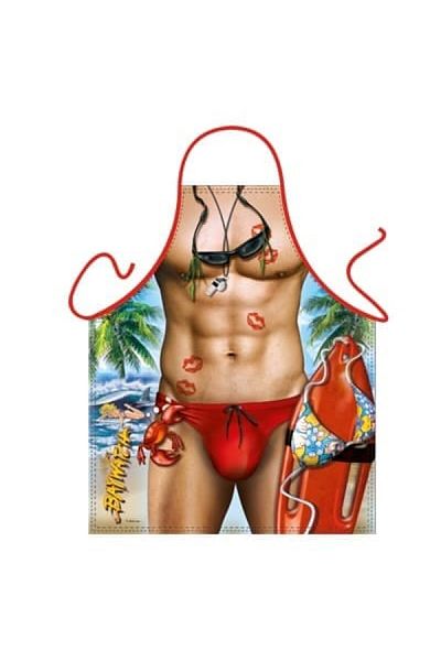 real imitation Funny Baywatch apron, men's model