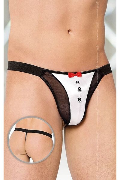 Softline Men's thong panties, model 4433, white