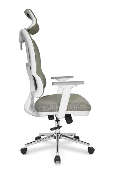 Varlık Ofis Jumbo Beyaz İskelet Wall File Açık Kahve | Yönetici Koltuğu | Ofis Çalışma Koltuğu | Hareketli Kol