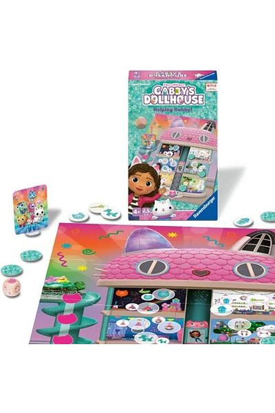 Easy Tedarik 248100 Ravensburger - Gabbys Dollhouse - Travel Size Box Game