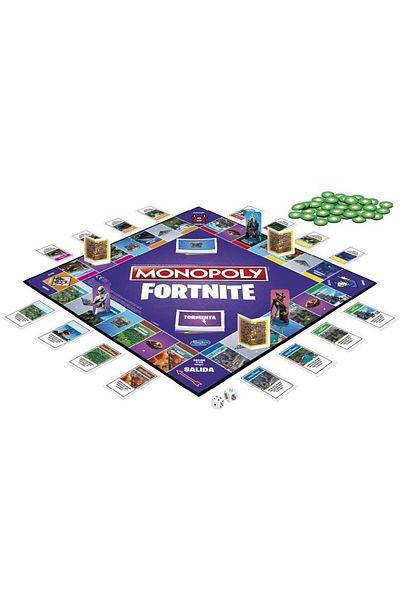 Hasbro Board game, Monopoly, Fortnite, edition E6603546