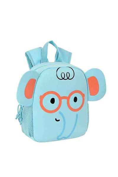 FOURNİER Safta Blue Elephant Children's Backpack 20 x 9 x 25 cm
