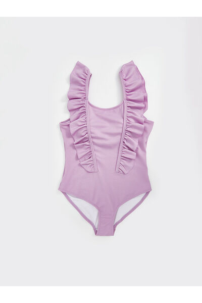 LC Waikiki Girls' Swimsuit with Quick Dry Uv Protection