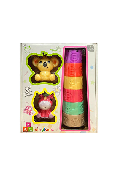 Banadabak VİNYLAND İSTİFLEME BLOKLARI VE 2 KARAKTER 662089 SOFT RENK 8 Lİ SET...