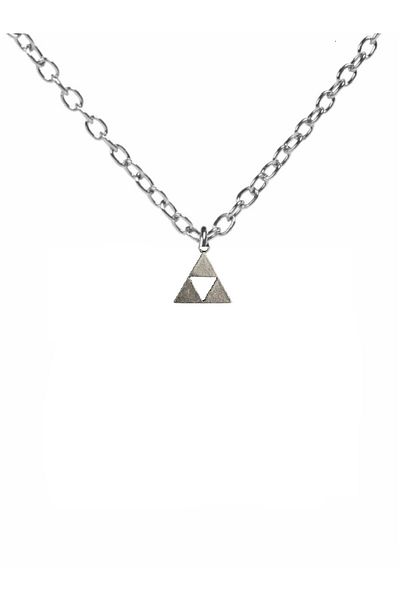 Herşey Nota The Legend of Zelda Triforce Triangle Necklace with 60cm Chain |   Anime Game Themed Unisex Jewelry